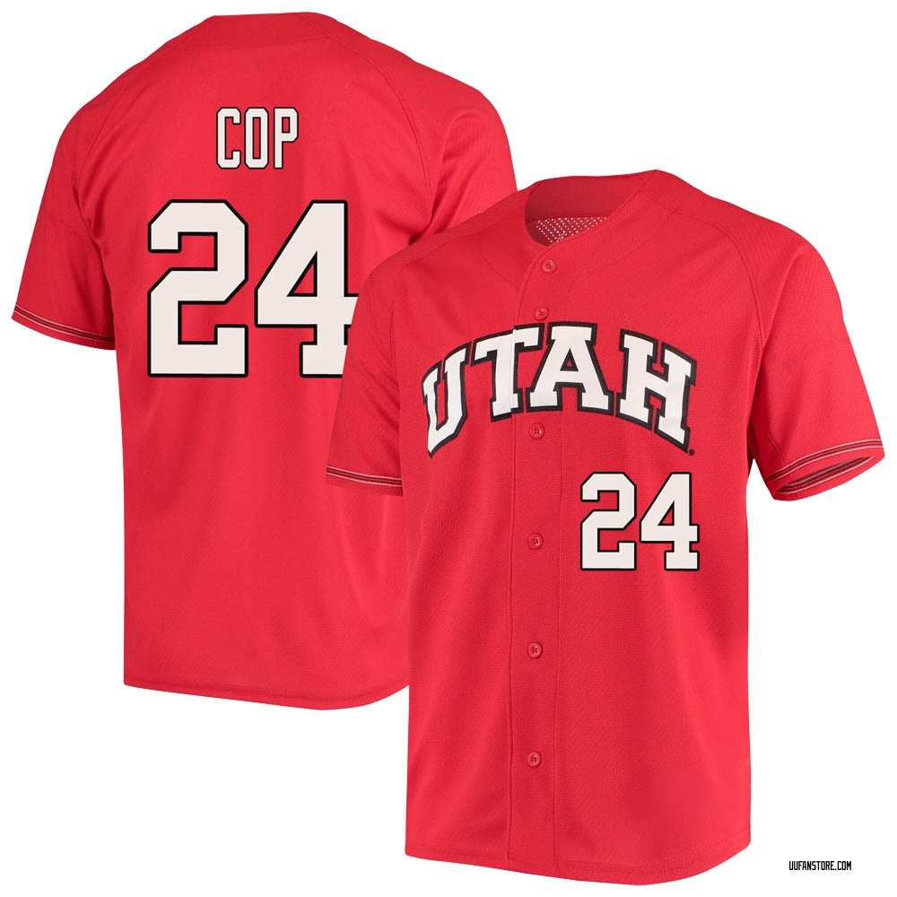 Utah Utes Under Armour Ivory Throwback HeatGear Replica Baseball Jersey