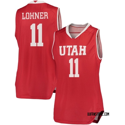 Women's Caleb Lohner Utah Utes Replica Performance Basketball Jersey - Red